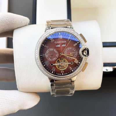 Cartier 316L Steel 45MM in Diameter Men's Mechanical Watch